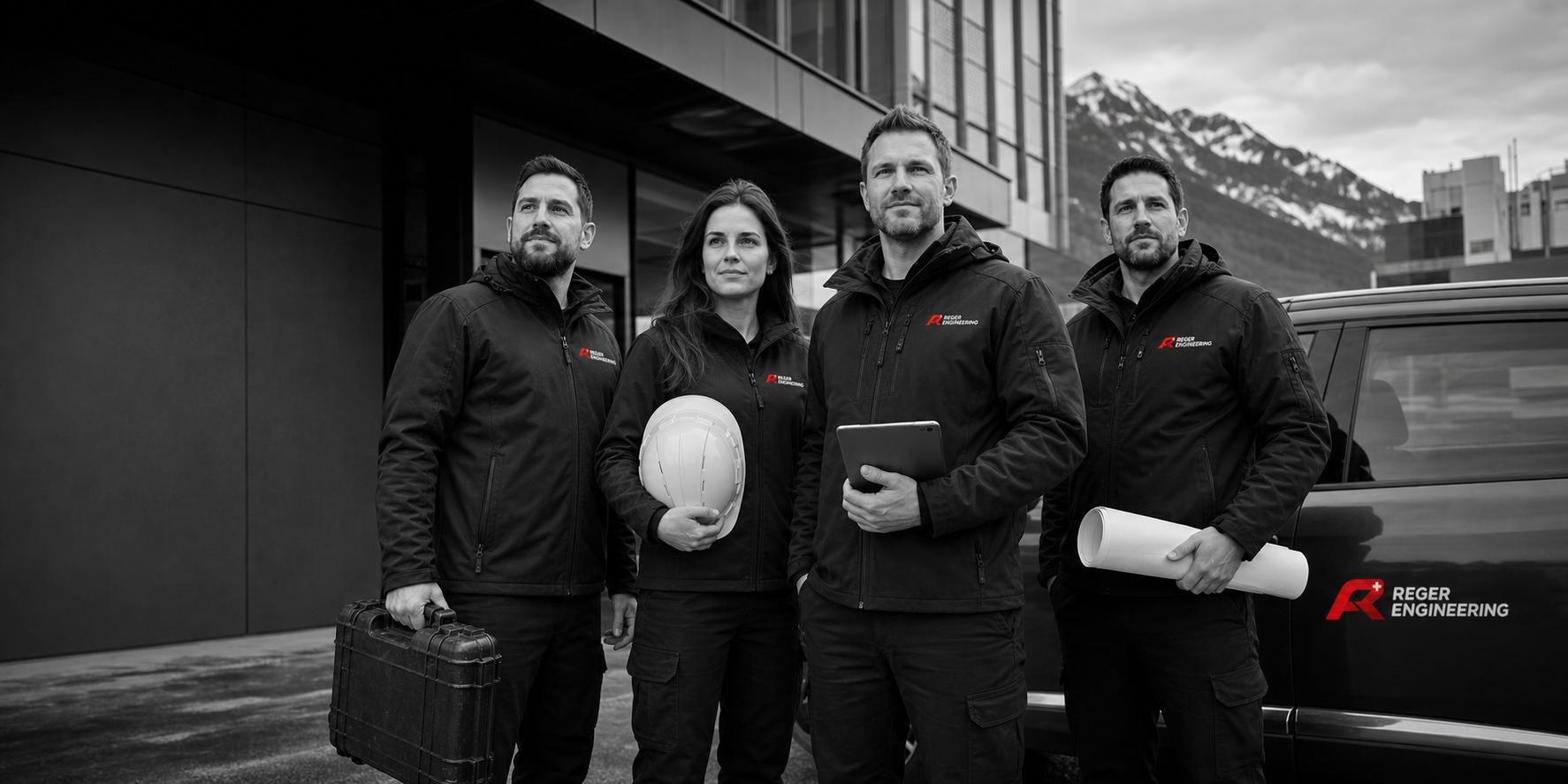 Reger Engineering Projektteam in der Schweiz
